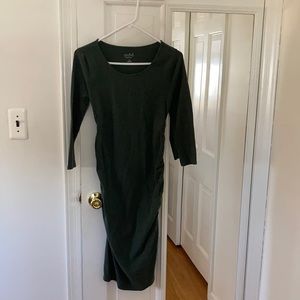 Isabel maternity XS green dress.
